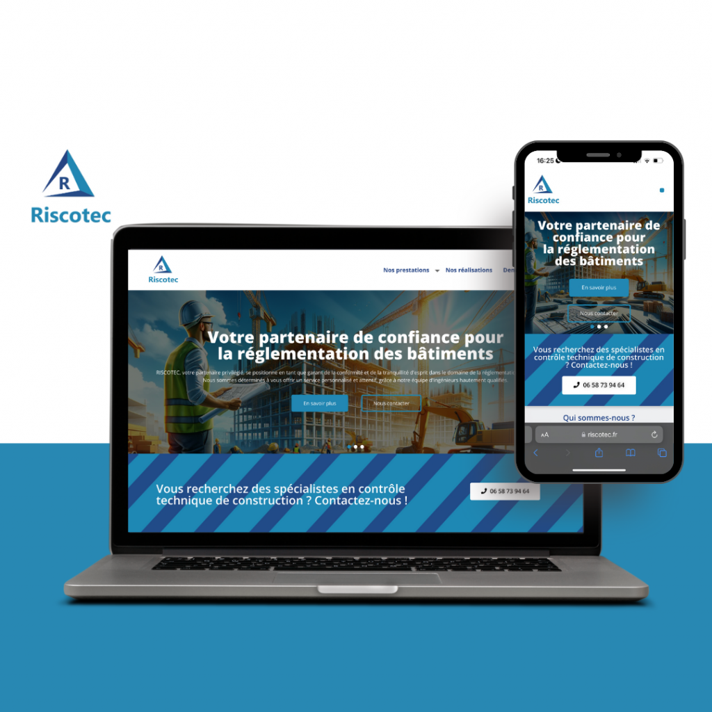 site vitrine riscotec | Digipouce