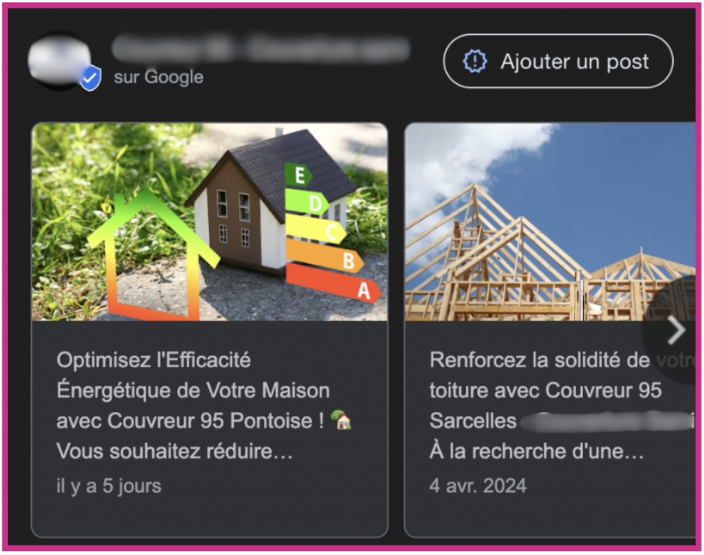 fiche google my business gérée par Digipouce